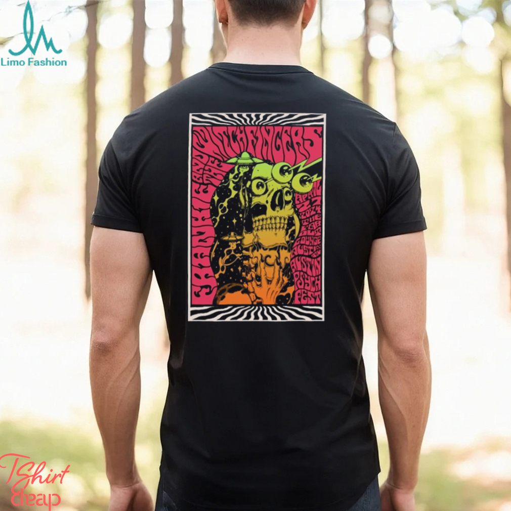 Official Frankie And the Witch Fingers April 27 2024 Far Out Lounge and Stage Austin TX poster t shirt Official Frankie And the Witch Fingers April 27 2024 Far Out Lounge and Stage Austin TX poster t shirt