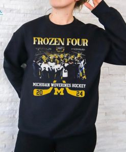 Official Frozen Four Michigan Wolverines Hockey Team 2024 Shirt
