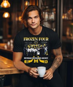 Official Frozen Four Michigan Wolverines Hockey Team 2024 Shirt