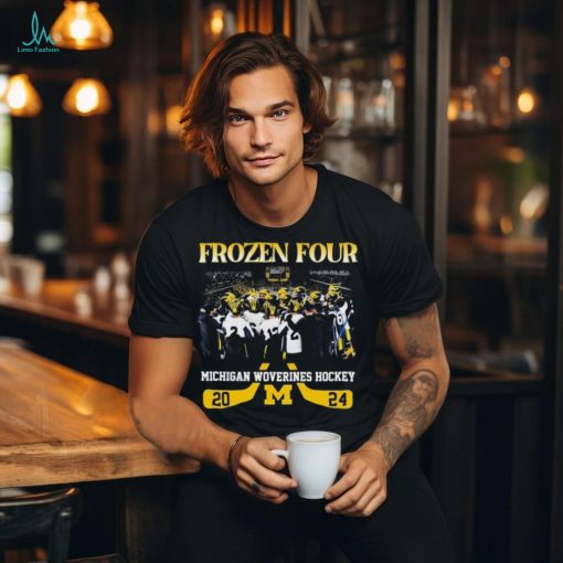 Official Frozen Four Michigan Wolverines Hockey Team 2024 Shirt