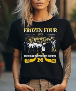 Official Frozen Four Michigan Wolverines Hockey Team 2024 Shirt