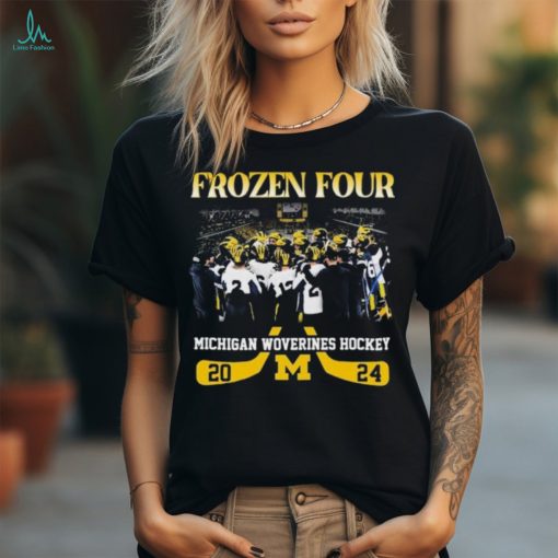 Official Frozen Four Michigan Wolverines Hockey Team 2024 Shirt