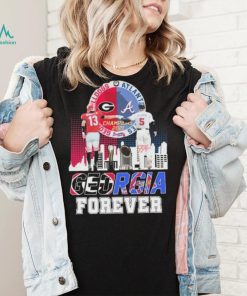 Official Georgia Bulldogs Stetson Bennett And Atlanta Braves Freddie Freeman Georgia Forever Signatures shirt