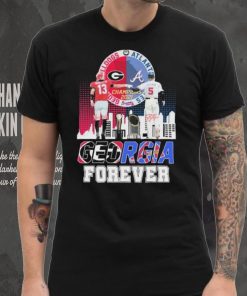 Official Georgia Bulldogs Stetson Bennett And Atlanta Braves Freddie Freeman Georgia Forever Signatures shirt
