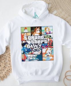 Official Grand Theft Bluey Family Characters 2024 shirt