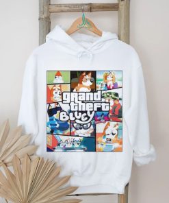Official Grand Theft Bluey Family Characters 2024 shirt