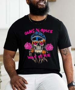 Official Guns N’ Roses Skull Gn’R Was Here Shirt
