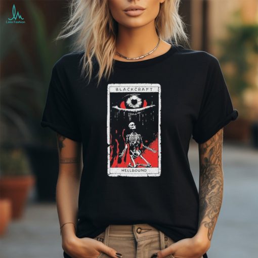 Official Hellbound tarot blackcraft skeleton T shirt