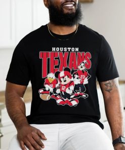 Official Houston Texans Mickey Donald Duck And Goofy Football Team 2024 T shirt