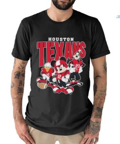 Official Houston Texans Mickey Donald Duck And Goofy Football Team 2024 T shirt
