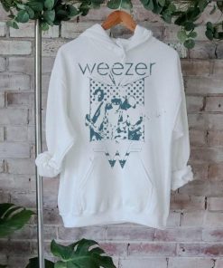 Official Jane Weezer Blue Checkered Ivory photos vintage t shirt