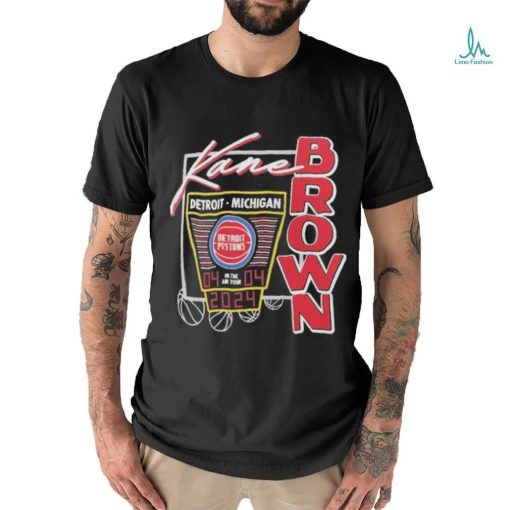 Official Kane Brown x Detroit Pistons Michigan In The Air Tour April 04, 2024 Shirt