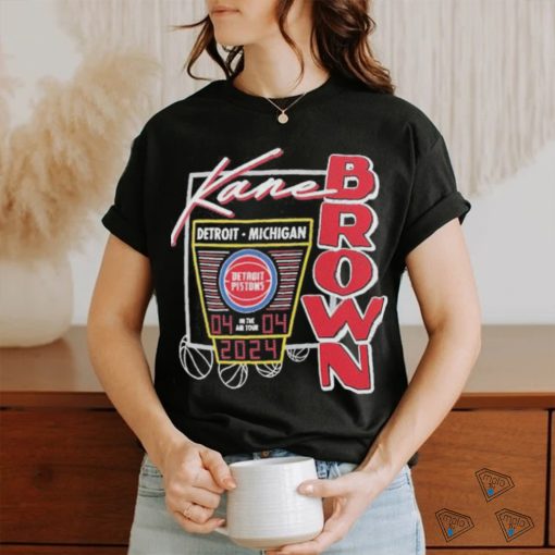 Official Kane Brown x Detroit Pistons Michigan In The Air Tour April 04, 2024 Shirt