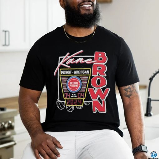 Official Kane Brown x Detroit Pistons Michigan In The Air Tour April 04, 2024 Shirt
