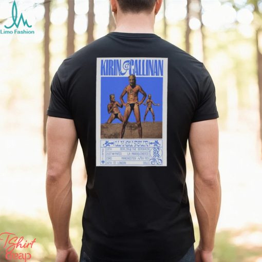 Official Kirin J Callinan EU UK Tour 2024 Poster Shirt