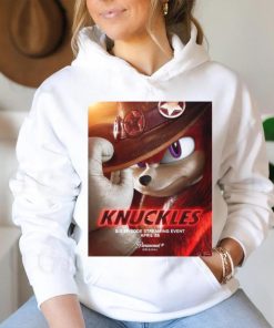 Official Knuckles New Poster Premieres April 26 2024 T shirt