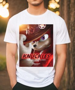 Official Knuckles New Poster Premieres April 26 2024 T shirt