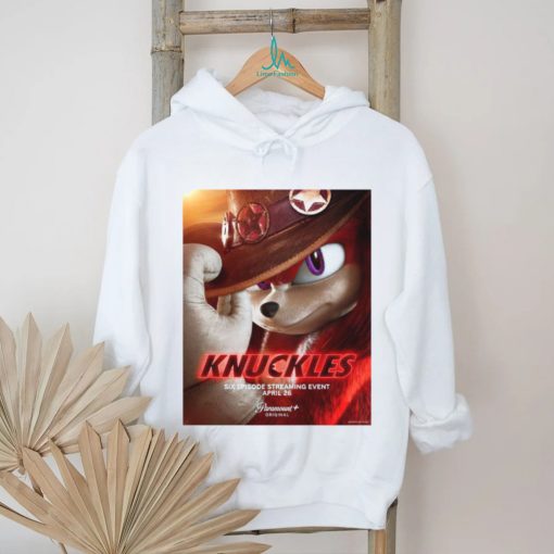 Official Knuckles New Poster Premieres April 26 2024 T shirt