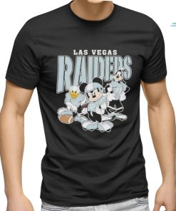 Official Las Vegas Raiders Mickey Donald Duck And Goofy Football Team 2024 T shirt