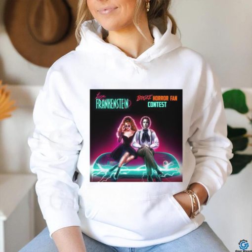 Official Lisa Frankenstein Broke Horror Fan Contest Neon T shirt