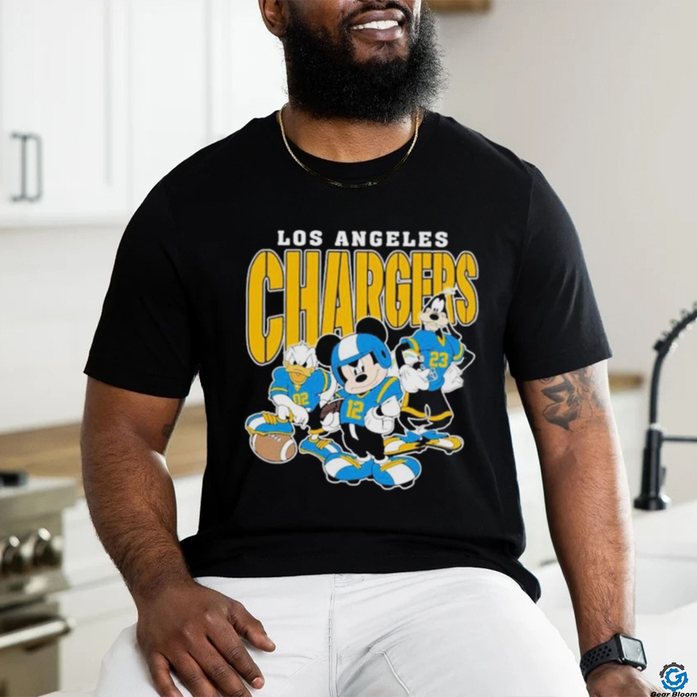 Official Los Angeles Chargers Mickey Donald Duck And Goofy Football Team 2024 T shirt Official Los Angeles Chargers Mickey Donald Duck And Goofy Football Team 2024 T shirt