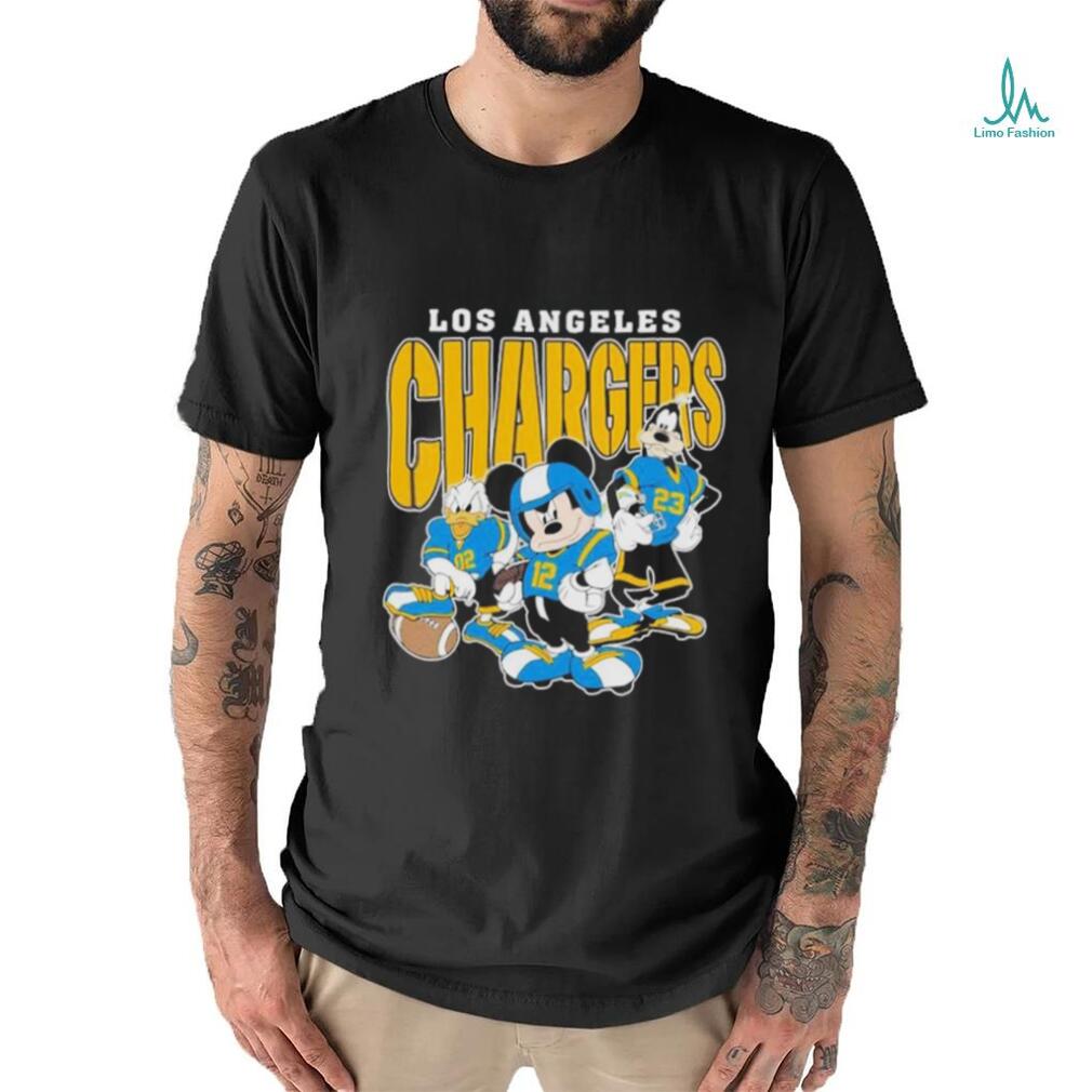 Official Los Angeles Chargers Mickey Donald Duck And Goofy Football Team 2024 T shirt Official Los Angeles Chargers Mickey Donald Duck And Goofy Football Team 2024 T shirt