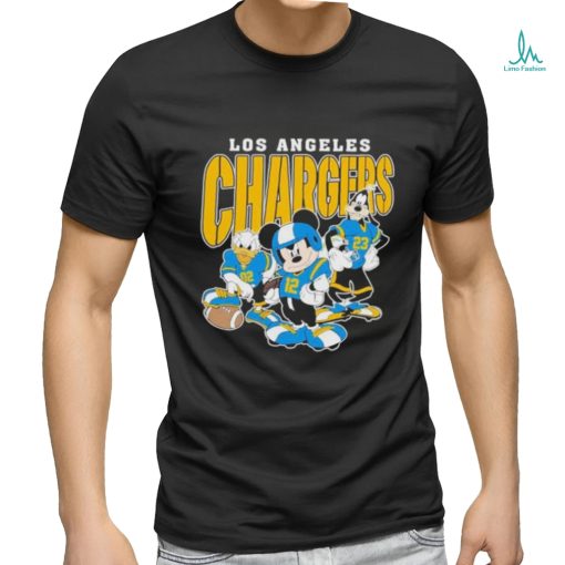 Official Los Angeles Chargers Mickey Donald Duck And Goofy Football Team 2024 T shirt