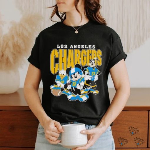 Official Los Angeles Chargers Mickey Donald Duck And Goofy Football Team 2024 T shirt