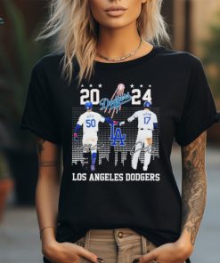 Official Los Angeles Dodgers Mookie Betts And Shohei Ohtani 2024 Signatures Shirt