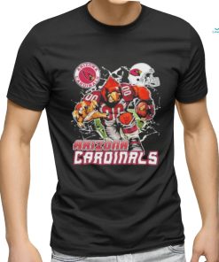 Official Mascot Breaking Through Wall Arizona Cardinals Vintage T shirt