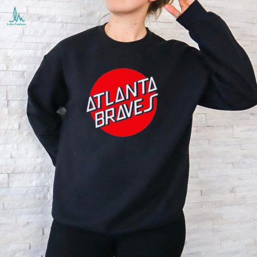 Official Matt Olson Wearing Santa Cruz Skateboards Atlanta Braves t shirt