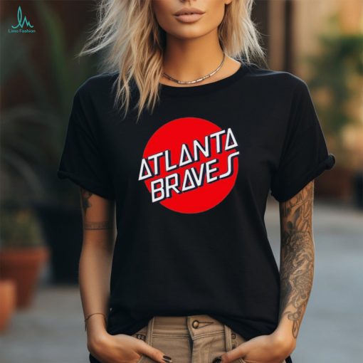 Official Matt Olson Wearing Santa Cruz Skateboards Atlanta Braves t shirt