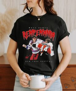 Official Matt Rempe Rempemania New York Rangers Signature T shirt