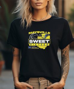 Official Maysville Basketball 23 24 Sweet Sixteen Division II Back To Back District Champions T Shirt