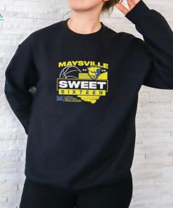 Official Maysville Basketball 23 24 Sweet Sixteen Division II Back To Back District Champions T Shirt