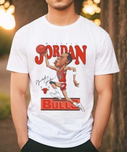 Official Michael Jordan Chicago Bulls Signature T shirt