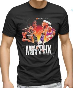 Official Minnesota Timberwolves X Phoenix Suns Locked in To The First Round Of The 2024 Playoffs Shirt