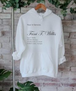 Official Miss Aja Yours In Service Fani T. Willis t shirt