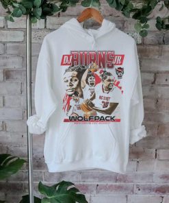 Official NC State Men's Basketball DJ Burns Jr 2023 2024 Post Season T Shirt