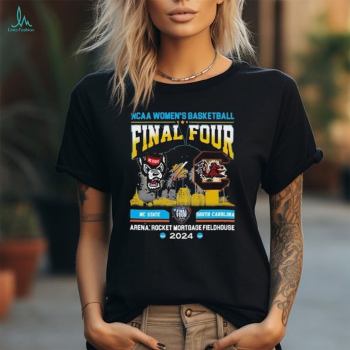 Official NC State Vs South Carolina NCAA Women’s Basketball Final Four 2024 Matchup Shirt
