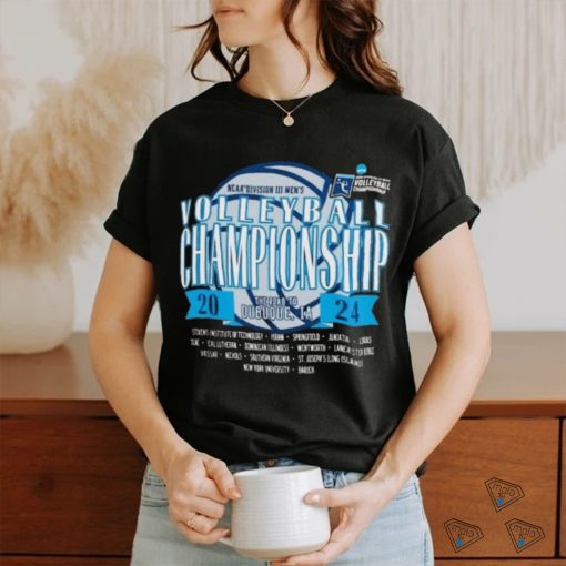 Official NCAA Division III Men’s Volleyball Championship 2024 The Road To Dubuque IA shirt