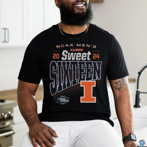 Official NCAA Men’s Illinois Fighting Illini 2024 Sweet Sixteen March Madness Shirt
