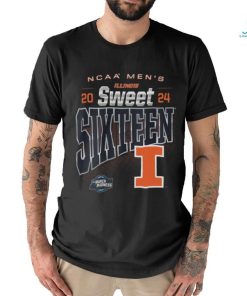Official NCAA Men’s Illinois Fighting Illini 2024 Sweet Sixteen March Madness Shirt