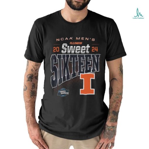 Official NCAA Men’s Illinois Fighting Illini 2024 Sweet Sixteen March Madness Shirt