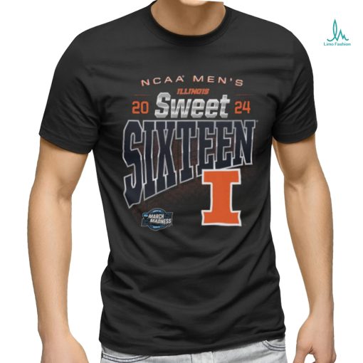 Official NCAA Men’s Illinois Fighting Illini 2024 Sweet Sixteen March Madness Shirt