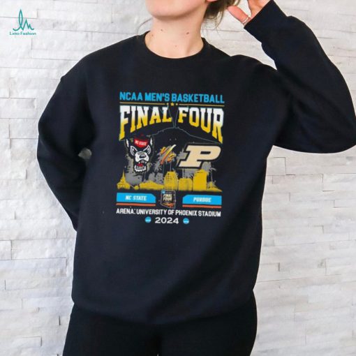 Official Nc State Vs Purdue NCAA Men’s Basketball Final Four 2024 Matchup Shirt