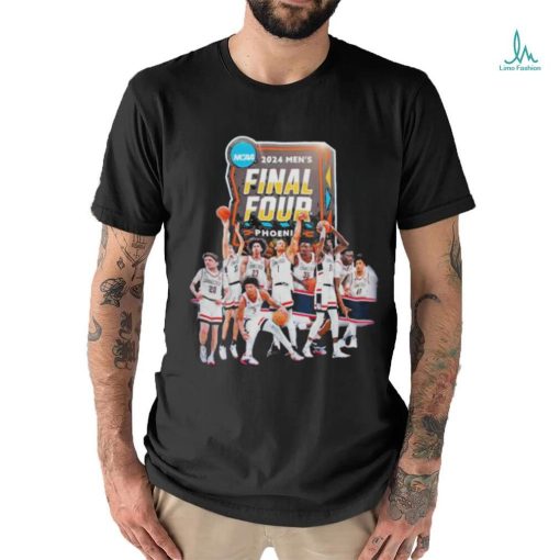 Official Ncaa Men’s Final Four 2024 Uconn Huskies Team Shirt
