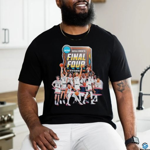 Official Ncaa Men’s Final Four 2024 Uconn Huskies Team Shirt