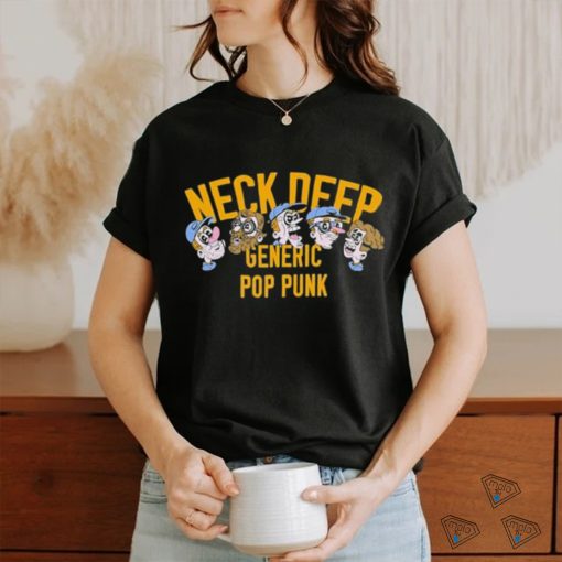 Official Neck Deep Generic Pop Punk Cartoon Faces Us t shirt