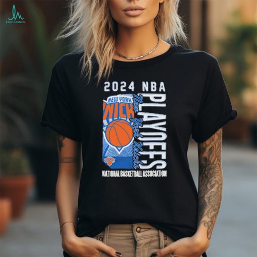 Official New Era Knicks 2024 Playoff National Basketball Association t shirt